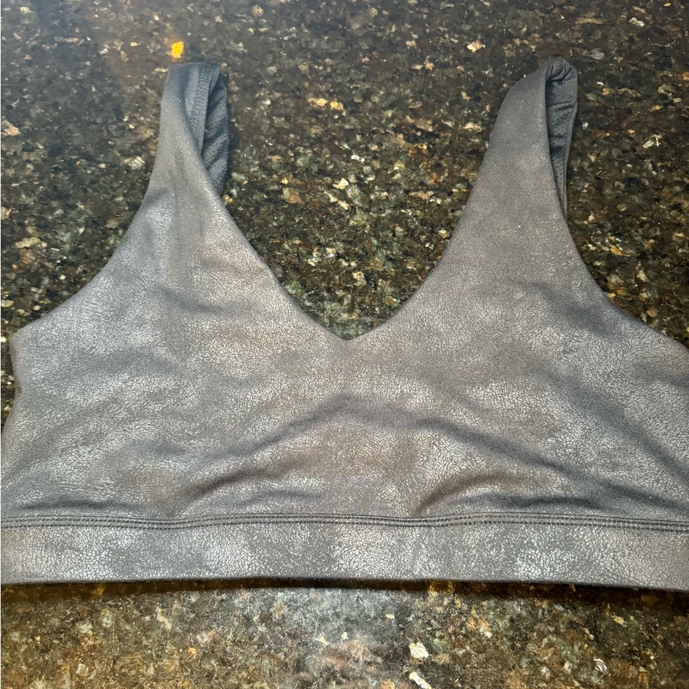 ETHOS faux leather Sports Bra (L)
